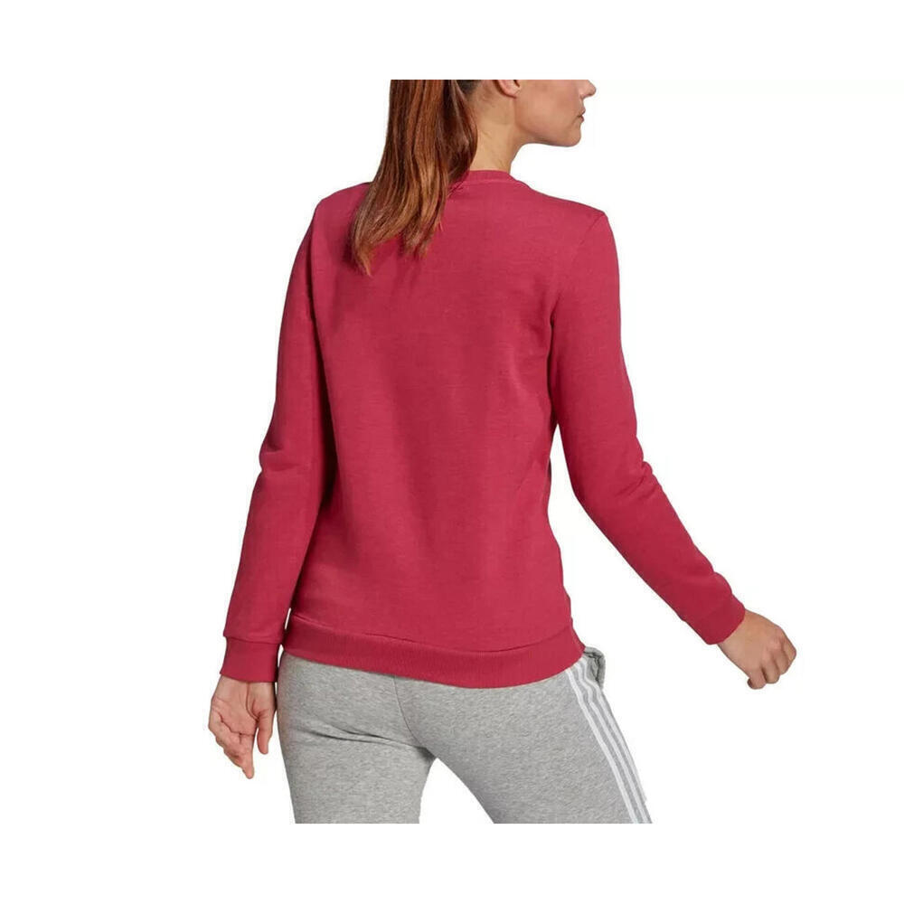 New Adidas Women's Multi-Color Logo Long Sleeve Top, Color: Wild Pink, Size: M - Picture 4 of 5